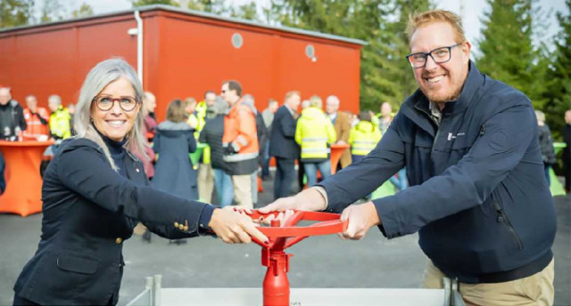 Gävle Energi förser Sandviken med 100 % förnybar fjärrvärme.