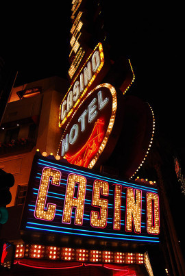 Bright light city - Las Vegas by night.