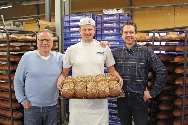 Matte och Daniel Rosén samt Joakim Olsson ser fram emot ett gott och nyttigt samarbete